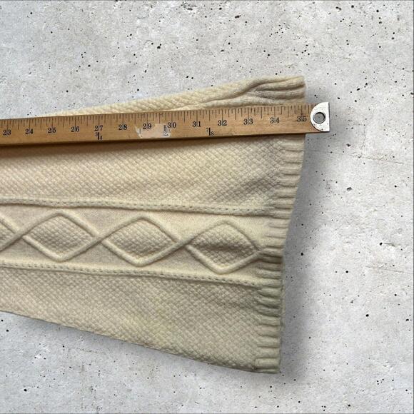 Edikted Knitted Pants Women’s Ray Cable Stitch‎ Knit Flare Sweater Pants Size S - Picture 4 of 6